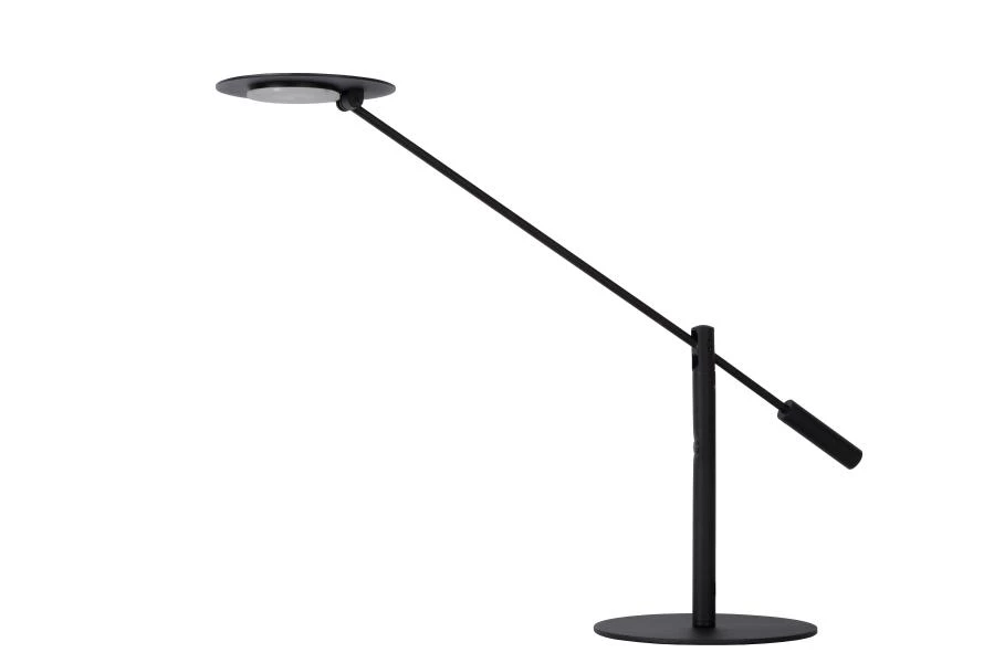 Lucide ANSELMO - Bureaulamp - Ø 25 cm - LED Dimb. - 1x9W 3000K - Zwart - uit